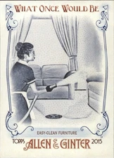 2015 Topps Allen Ginter What Once Would Be Easy-clean furniture (trading card)