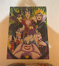Handmade Diamond Painting Wall Hanging Cartoon Villains Pixel Art Characters