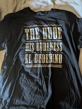 New The Big Lebowski Men's 2XLT T-Shirt The Dude, His Dudeness, El Duderino