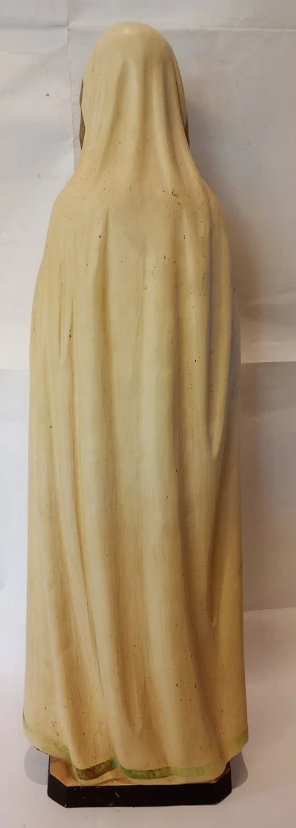 Original Maria Rosa Mystica Statue Madonna 47 cm Dat. 1992 Limitierte Serie 3/79