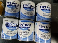 6x 14.1 oz Cans EleCare Jr Unflavored Nutrition Powder Ages 1 & Up 12/26 *Read*