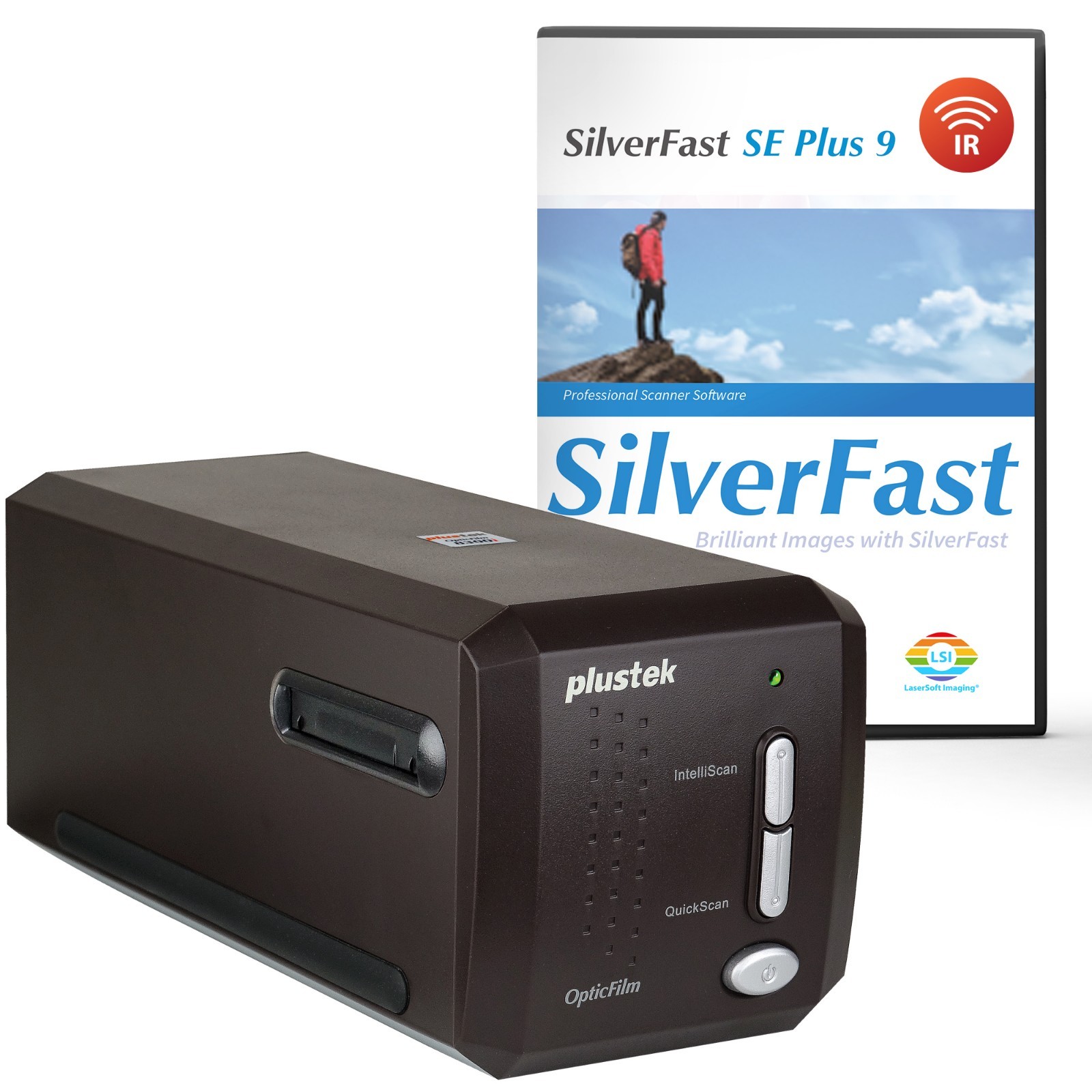 Plustek OpticFilm 8300i SE Scanner - 38% faster then 8200i + SilverFast SEPlus 9