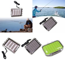 Scatola Porta Mosche Impermeabile per Attrezzatura Da Pesca Alla Trota E Al