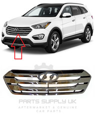 NEW FOR HYUNDAI SANTA FE 2012-2016 FRONT BUMPER GRILLE BLACK /CHROME 86350-2W010