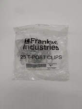 Franklin Industries  25 T-Post Clips  (17025)  FS 