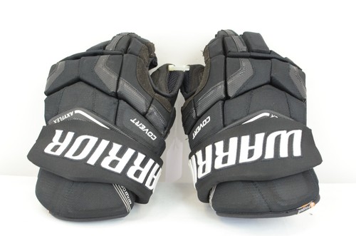 Warrior Covert QR Edge Hockey Gloves Senior Size 14 Black/White (0417-487)
