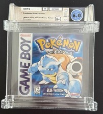 Pokemon Blue Version Nintendo Game Boy WATA 6.0 B+ Sealed PSA New CGC Rattata