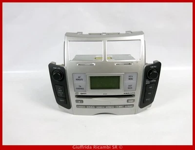 Autoradio Cd-Player MP3 Toyota Yaris 2005-08 Ersatzteile Auto Original Verwendet - Bild 1 von 2