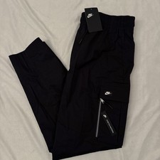 Nike Sportswear Stretch Woven Cargo Pants 85 Sz Large Men's Black BV3127-010