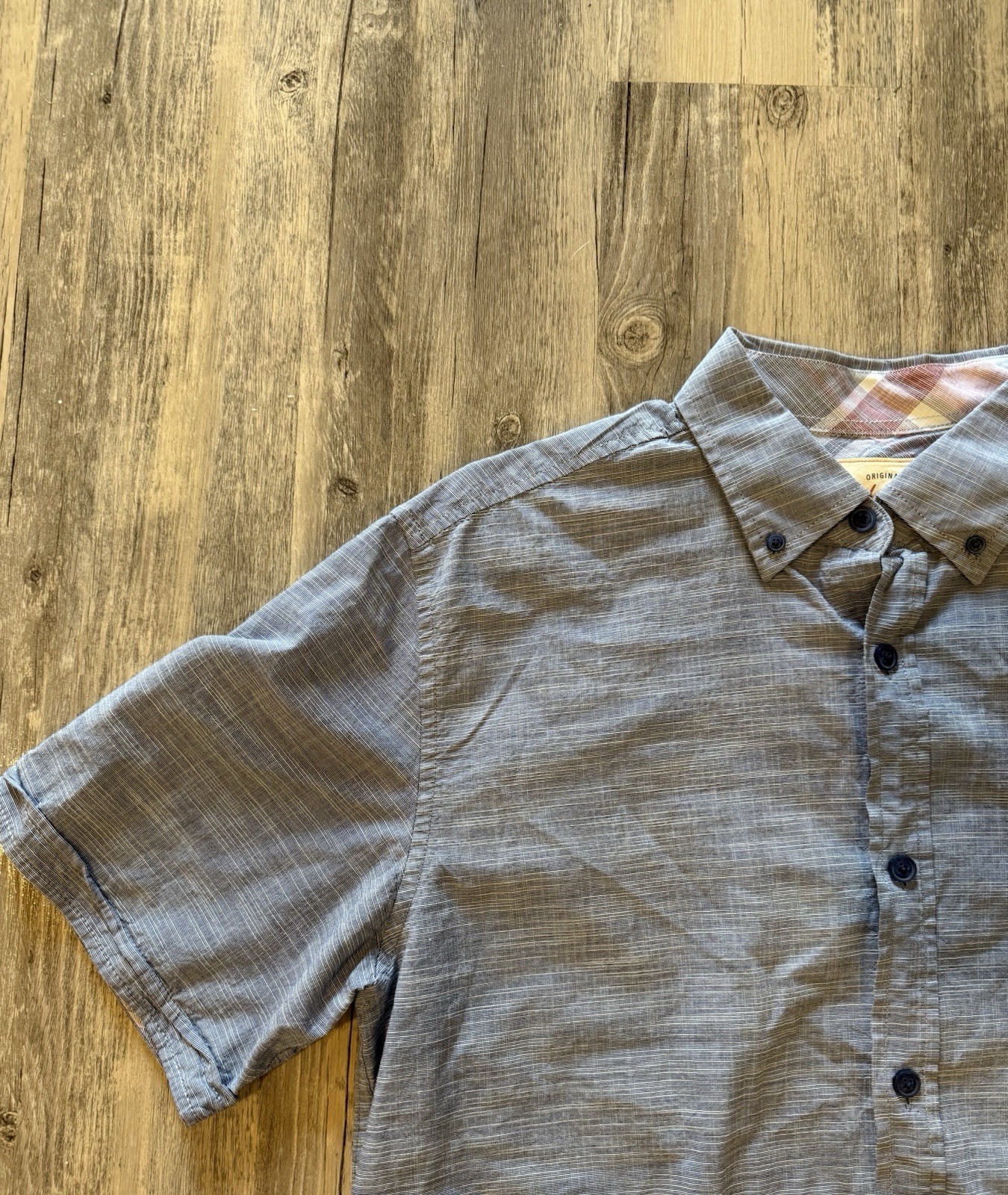 Weatherproof Blue Button Down Large - image 3