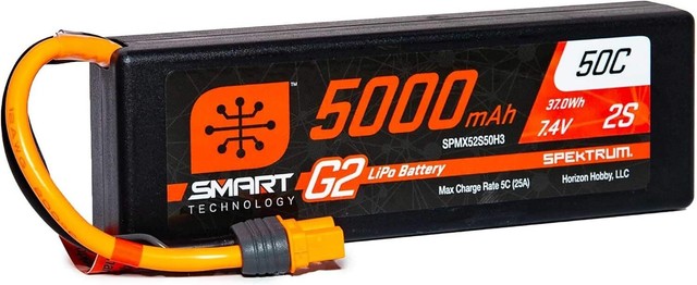 Spektrum 2S 5000mAh 50C Smart Hardcase LiPo