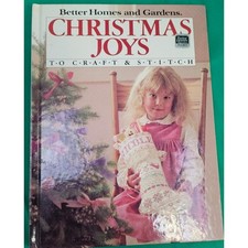 Better Homes  Gardens Christmas Joys to Craft and Stitch Hardback Book Vtg 1985