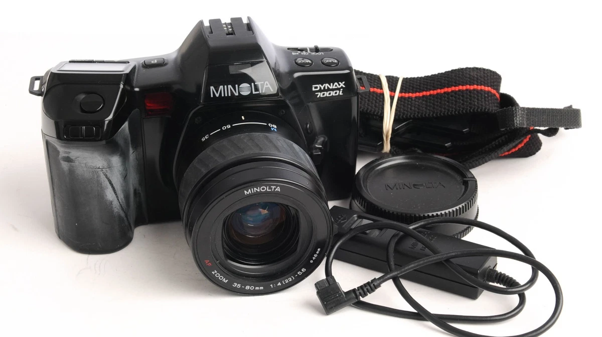Minolta Dynax 3000i SLR 35 mm avec zoom Minolta AF 35-70 mm + flash pr – New Wave Pool