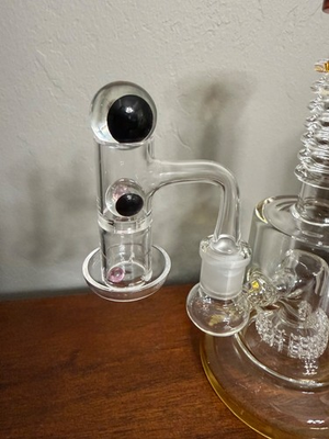 #ad 1 Quartz Glass Slurper Kit 14m 90 Includes 1 Quartz Ball 2 Marble Pearls $28.79