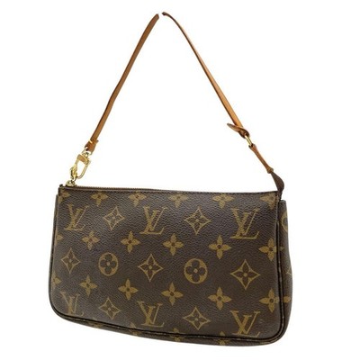 Louis Vuitton Pochette Accessories Monogram PVC Brown Crossbody Bag