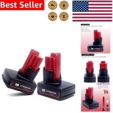 Genuine 2x 6000mAh 12V Red Lithium-ion Battery for Milwaukee Cordless Tools