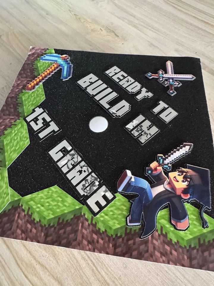 Tapa de graduación de jardín de infantes, regalo de graduación, decoración de gorra de grado para niños, Foto 2 de 4