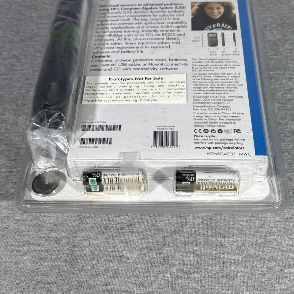 HP 40gs Graphing Calculator w/ CAS - Brand New Sealed in Box - Image 4 of 4
