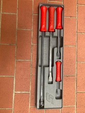 Snap-on Tools Red 4 Pc Striking Prybar Set 8 12 18 24 Spbs704 Snap-on Tools Red 4 Pc Striking Prybar Set 8 12 18 24 Spbs704
