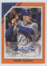 2022 Topps Gallery Veterans Auto Orange 20/25 Mark Canha #VA-MC Auto ni4