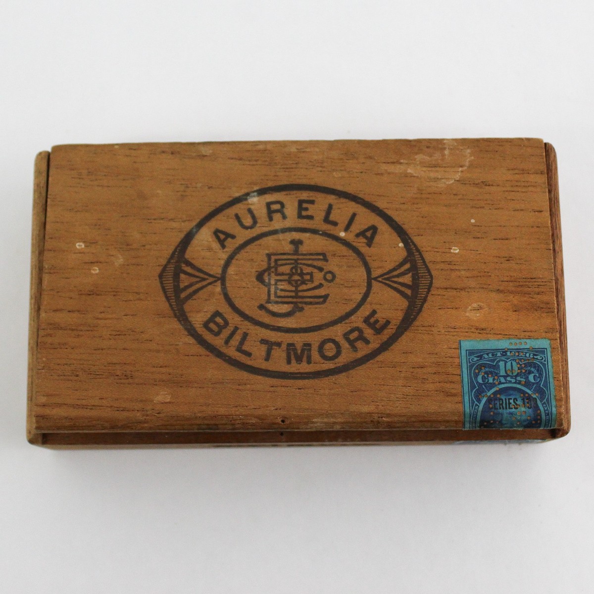 BUONO 陰キャオリカラセット Vintage AURELIA BILTMORE 10 Count Cigar Box Empty Tax Stamp | eBay