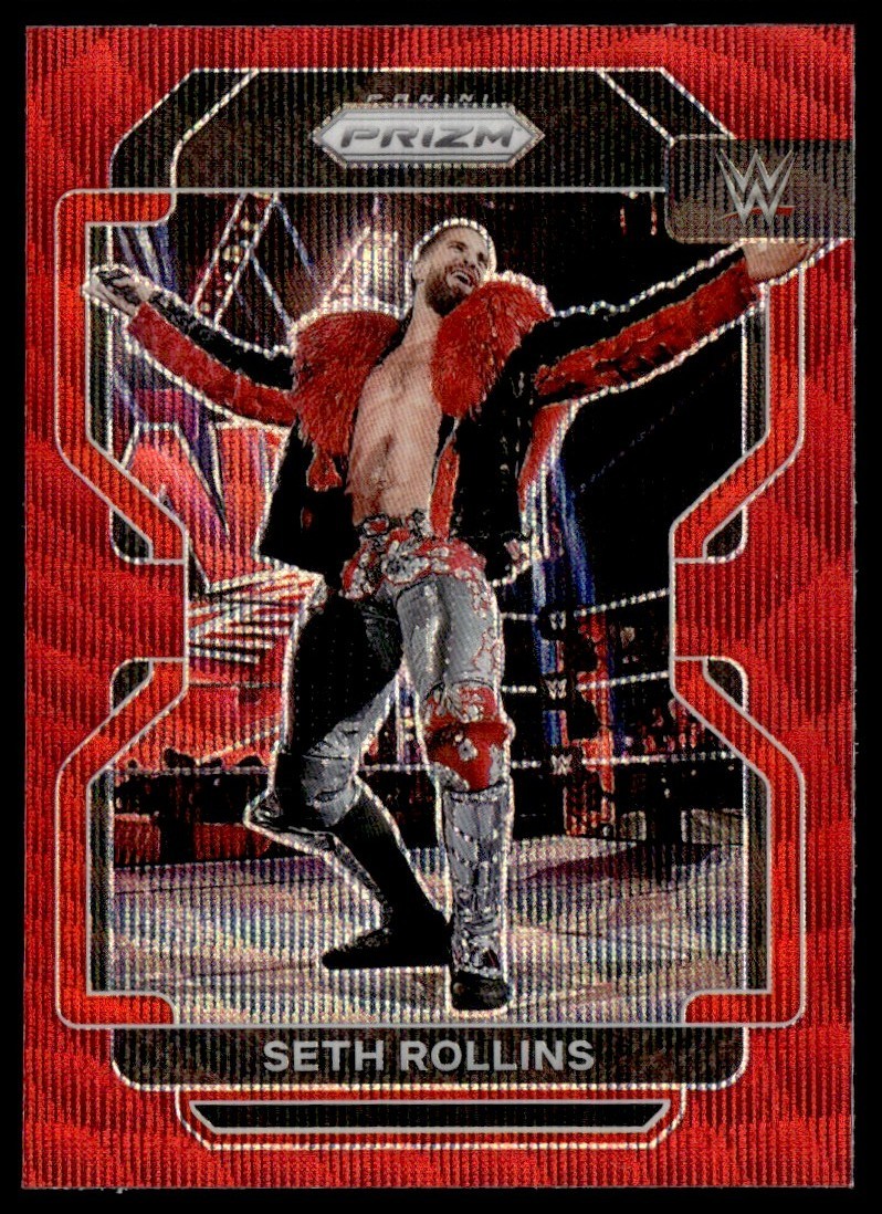 2022 Panini Prizm WWE Ruby Wave Seth Rollins #111 D