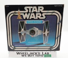 White Imperial Tie Fighter NICE 100  Complete Star Wars 1978 Kenner Vehicle