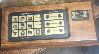 VTG  Security Control Panel by Interactive Technologies Inc - All Buttons Work -