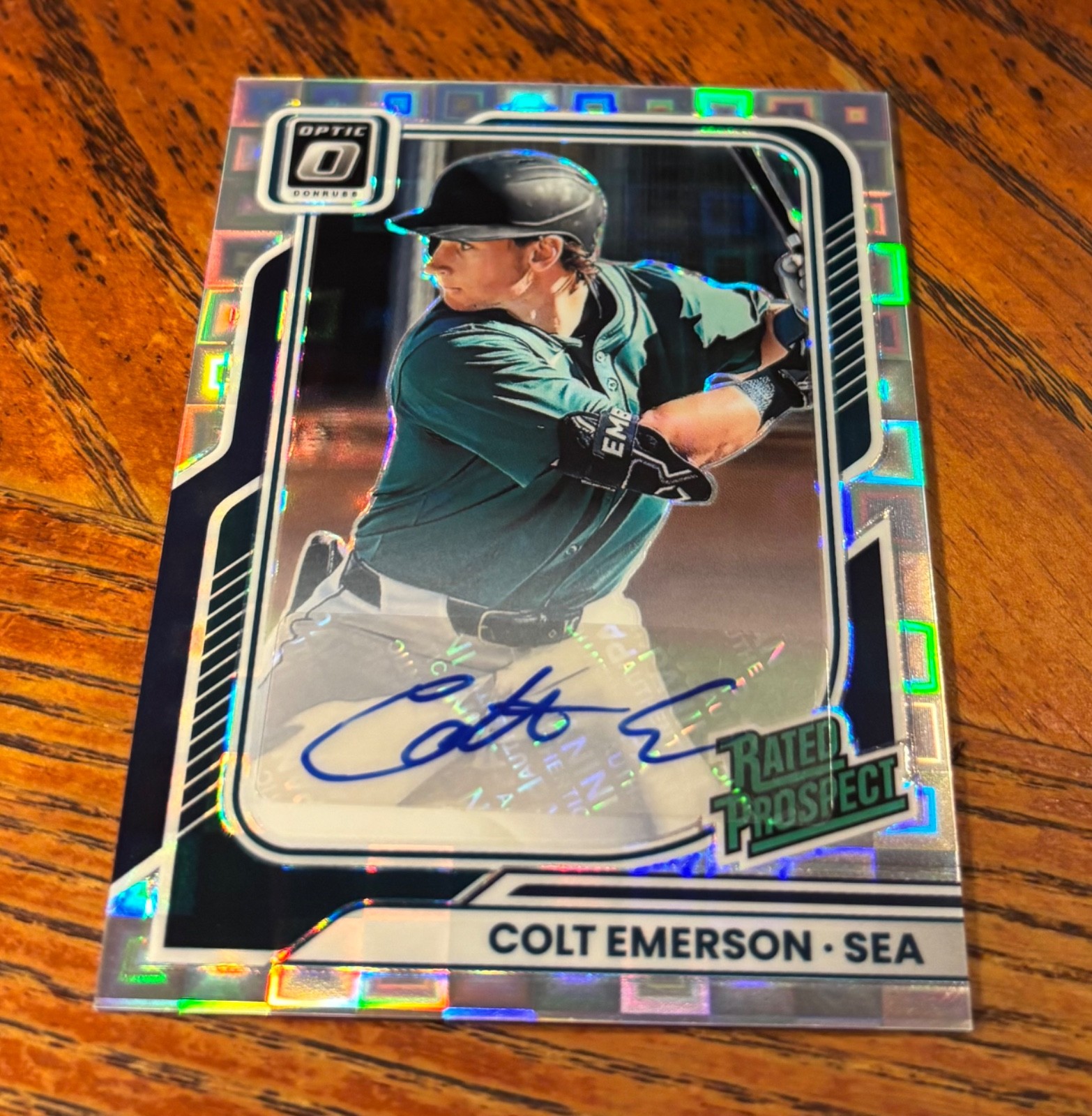 2026 Donruss Colt Emerson Optic Rated Prospect Autograph Pandora Prizm 21/25