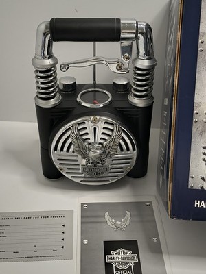 Harley Davidson Radio Cassette Player Makes Motorcycle Sound Battery Operated