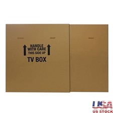 Adjustable TV Moving Box Flat Panel TVs Up to 70 Inch Safe Packing Storage New