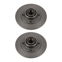 2 Bremsscheiben Hinterachse Voll Ø 62 Mm 11 Mm Valeo FüR U.A. Renault Grand