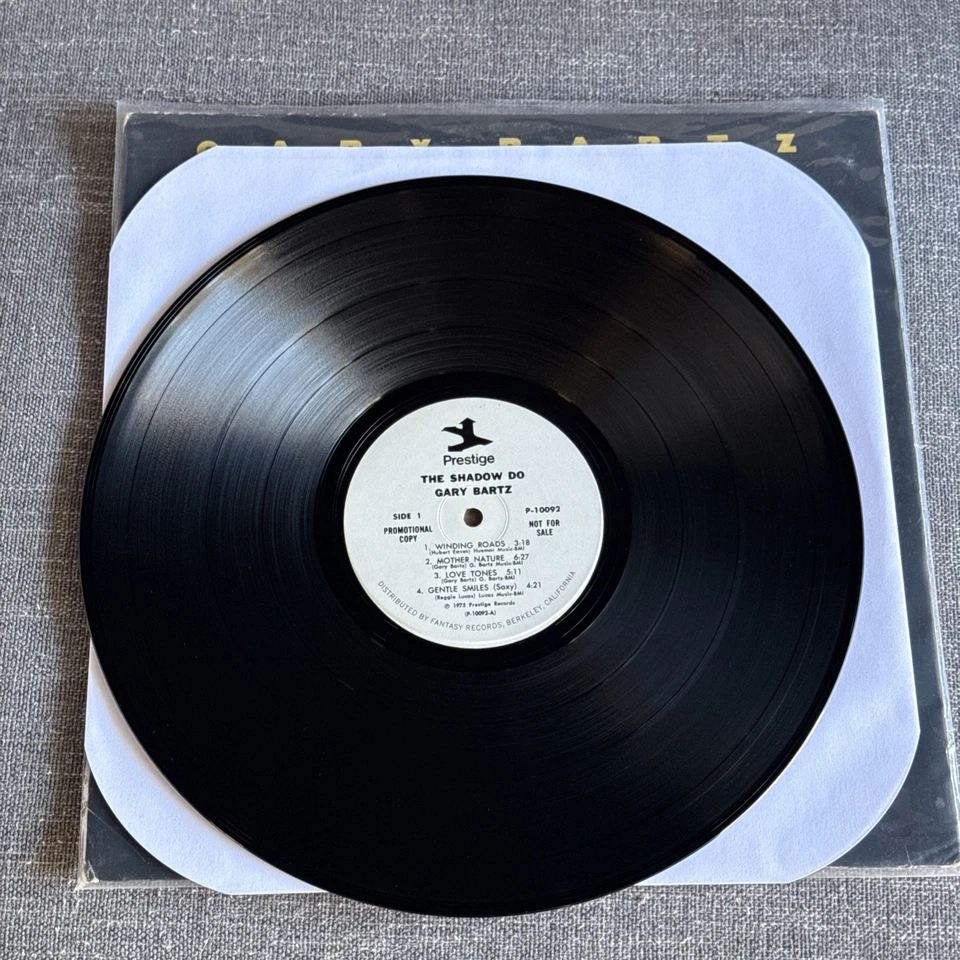 Jazz/Funk LP GARY BARTZ The Shadow Do PRESTIGE Promo! - Image 3 of 4