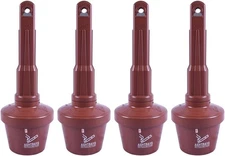 30inch 4Pack Coffee Outdoor Standing Ashtray Smoke Receptacle Flame Resistant