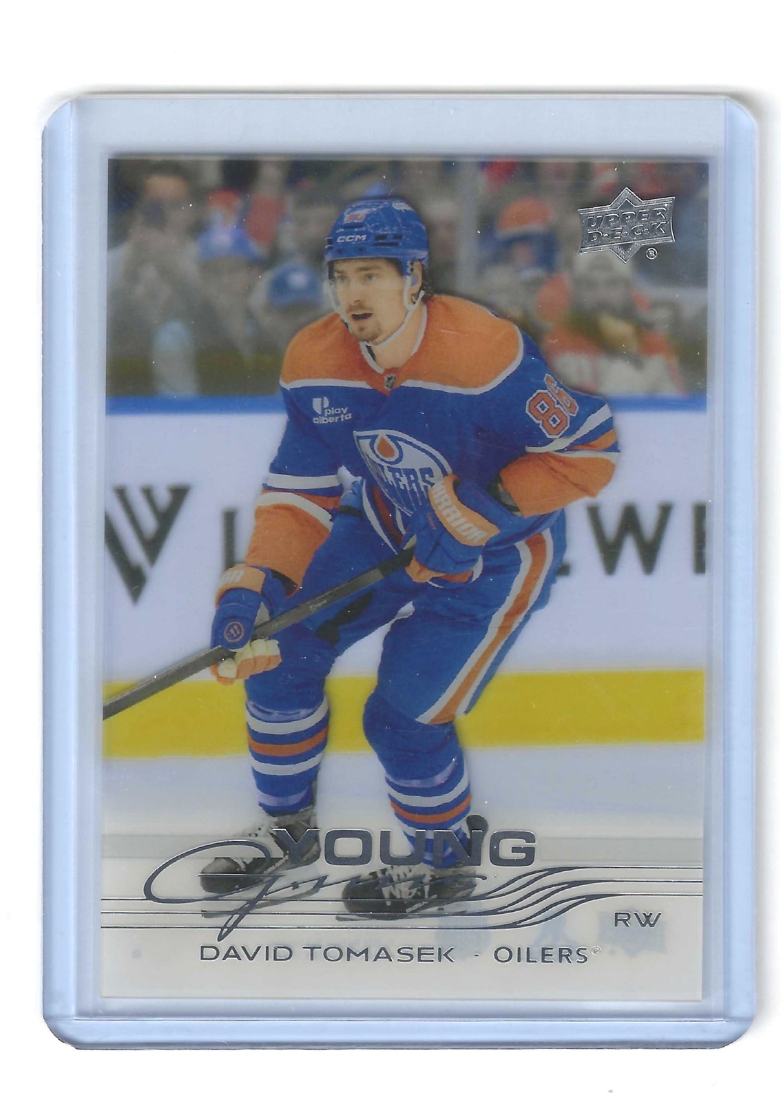 2025-26 Upper Deck #481 David Tomasek Clear Cut