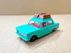 Vintage Matchbox Lesney Fiat 1500 Car No. 56 with Brown Luggage