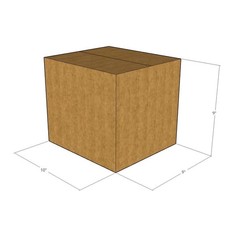 150 10x9x9 Kraft Brown Corrugated Shipping Boxes 32 ECT Single-Wall New