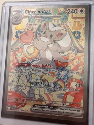 Cinccino ex 119/086 Me04: Chaos Rising Holo