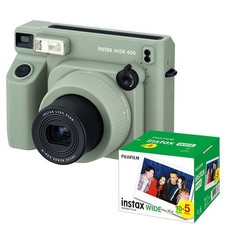 Fujifilm Instax Wide 400 Instant Camera with 50 Sheets Film No Customs Fees US