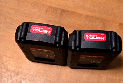 Hyper Tough 20V Max 1.5Ah Lithium-Ion Batteries 80300 Lot of 2 Open Box
