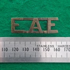 WW2 British Colonial East African Army Engineers Large Shoulder Title Badge