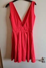 Pink V Neck Summer Dress