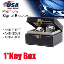 Keyless Car Key Blocker Box Signal Faraday Box Safety Blocking Pouch Anti-Theft