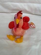 Brand New 1996 TY Beanie Babies Doodle the Rooster Stuffed Animal Plush Bean Bag