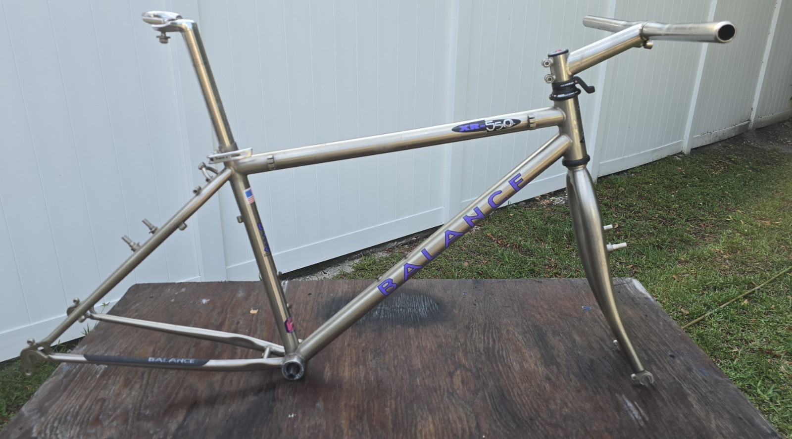 Rare 1995 Balance XR 550  16in. Mountain Bike Frame Set W/Extras ,LOW MILEAGE 
