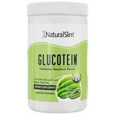 NaturalSlim GLUCOTEIN Resistant Starch - Banana & Peas Natural Fiber Powder