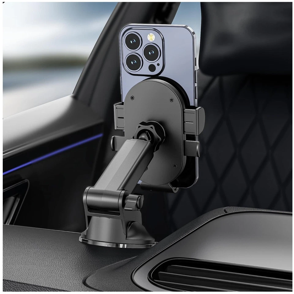 Mobile Phone Holder Dashboard Suction Home Mount Windscreen Universal 360 In Car - Image 2 of 4