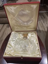 Remy Martin Louis XIII Cognac Baccarat Crystal Decanter And Display Case