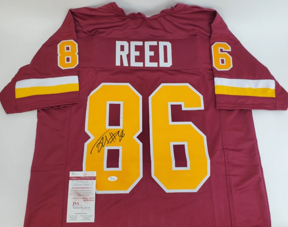 JORDAN REED Signed Washington Redskins Custom Jersey (JSA Witness COA) - Image 3 of 4