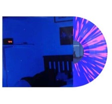 RARE Sign Crushes Motorist HURTING Pink Splatter over Blue Vinyl LP New Album 